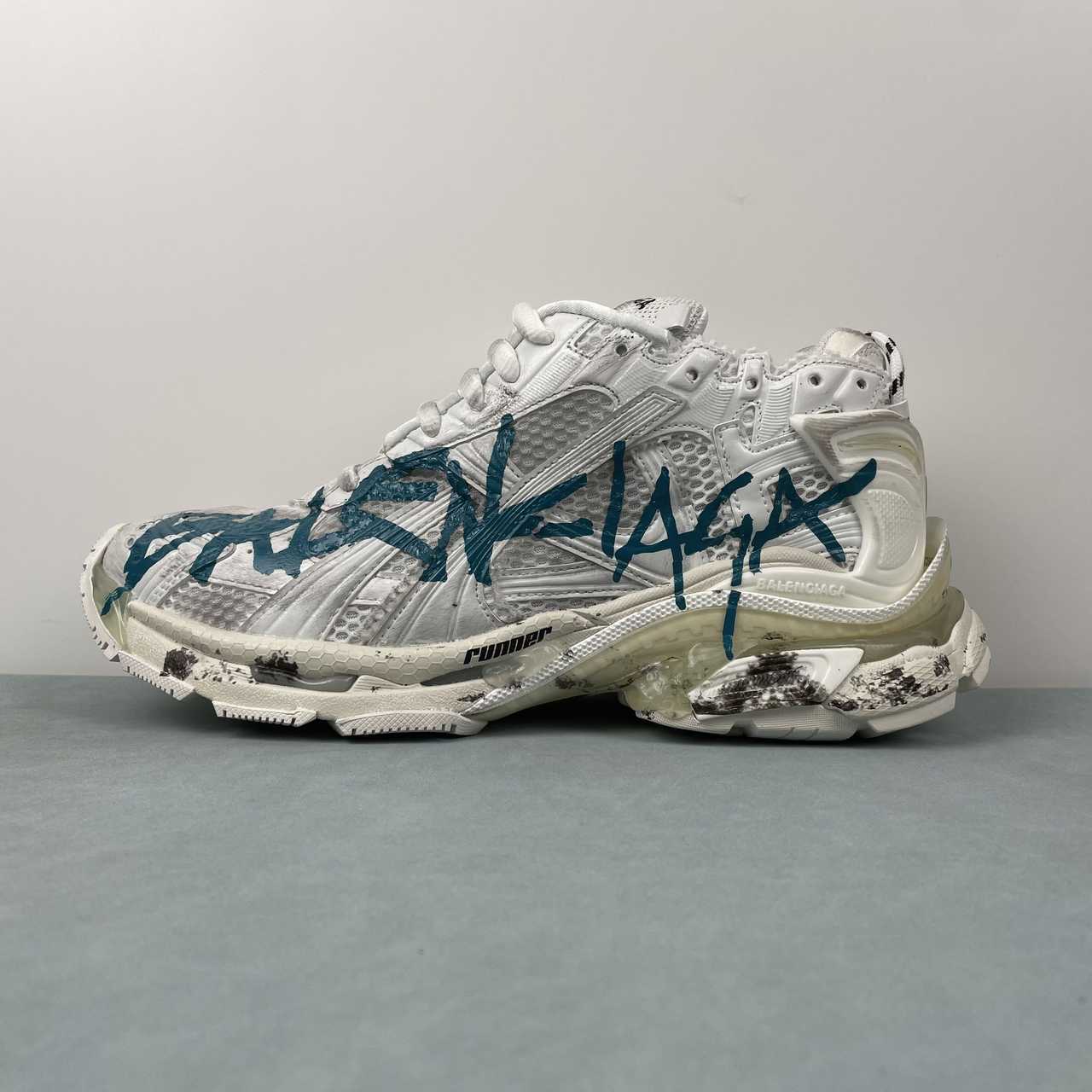 X Balenciaga retro dad shoes