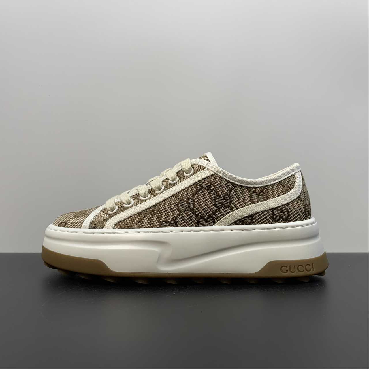 Gucci Tennis 1977 Print Sneaker Shoes