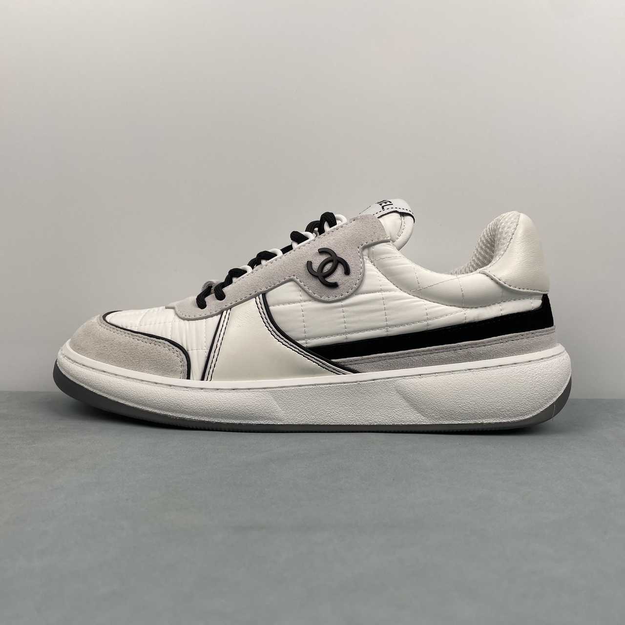 Chanel wool skate shoes