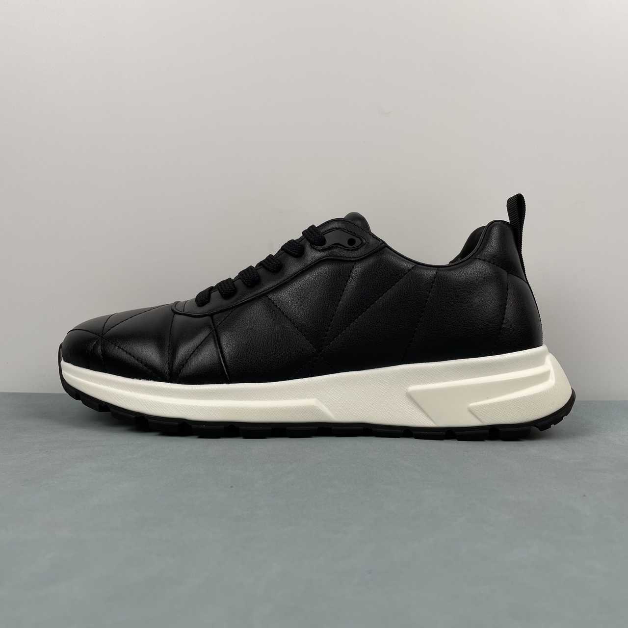Prada Thick-soled Logo Lace-up Men's Sports Casual Shoes