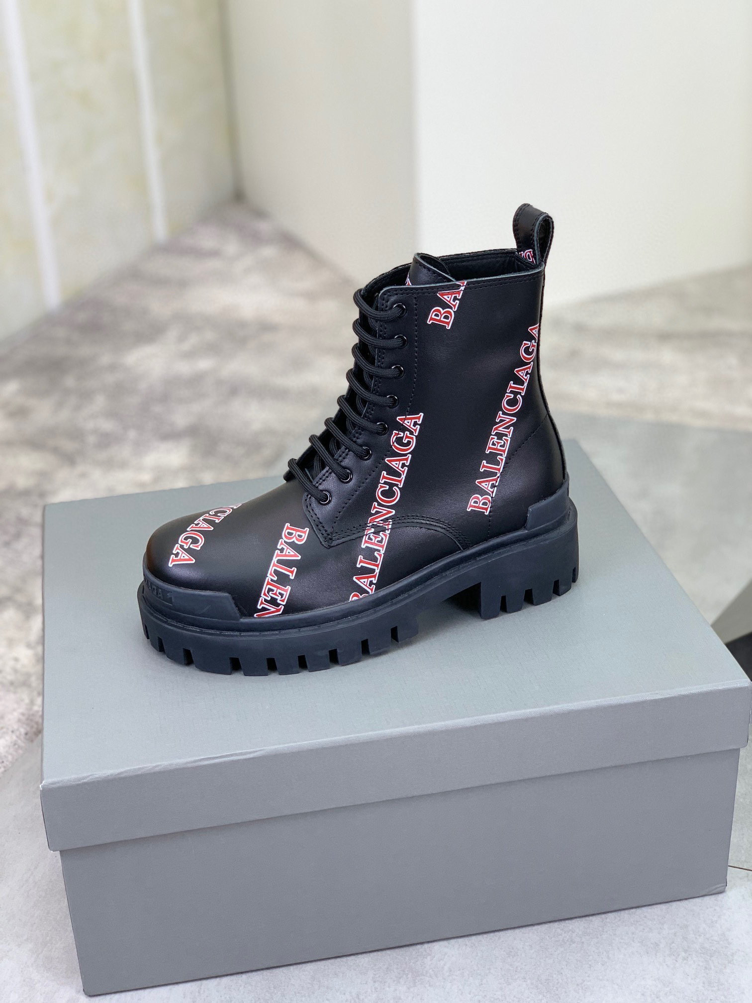Balenciaga leather boots