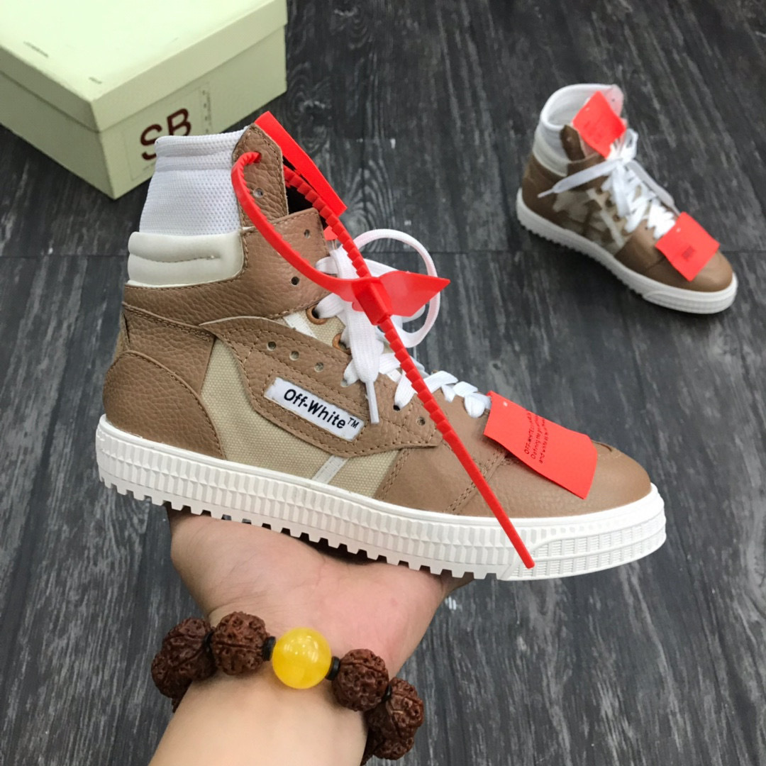 Off-white Men's and Women's high top shoes