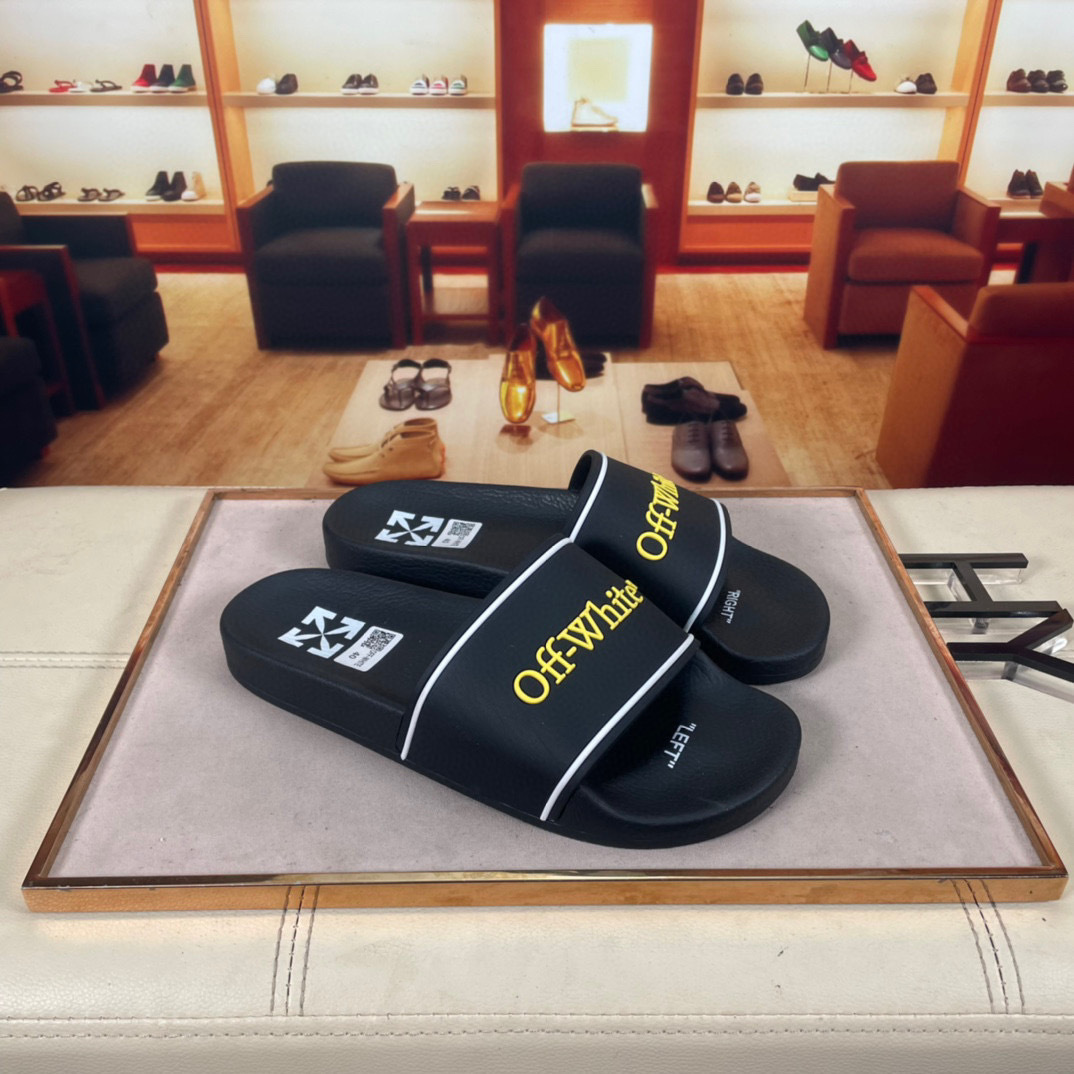 Off-white slipper men shoes