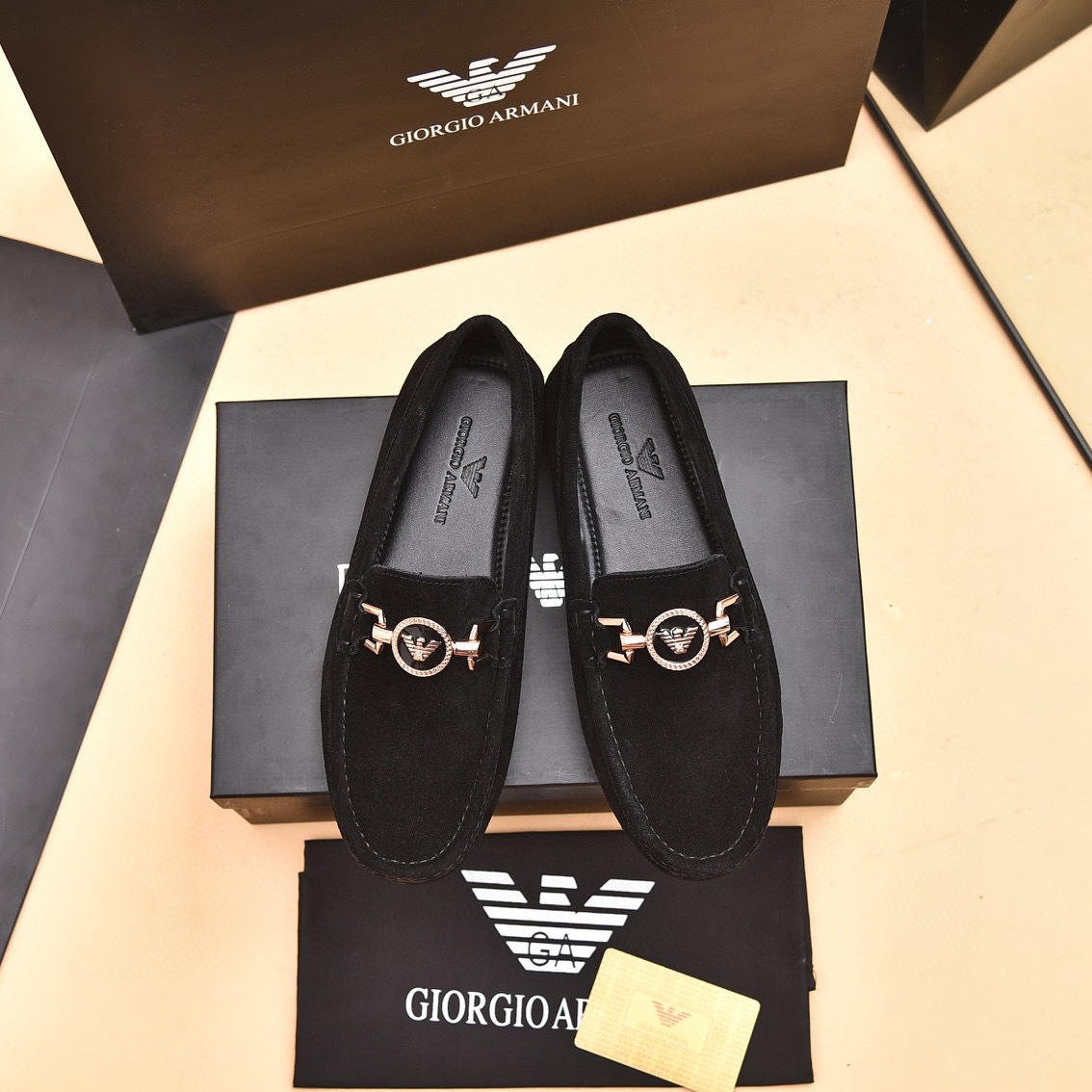 Armani gommino driving shoes