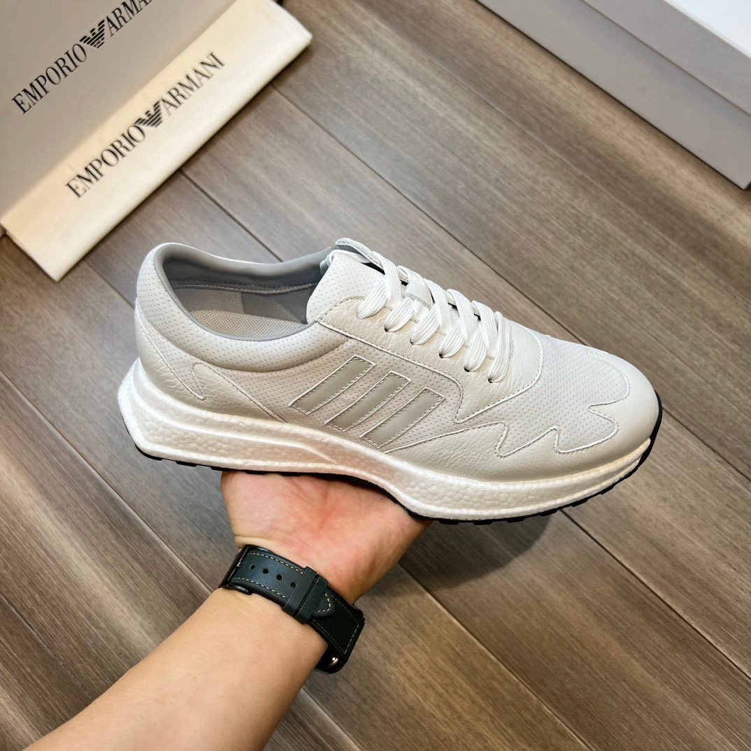 ARMANI men sneakers leather