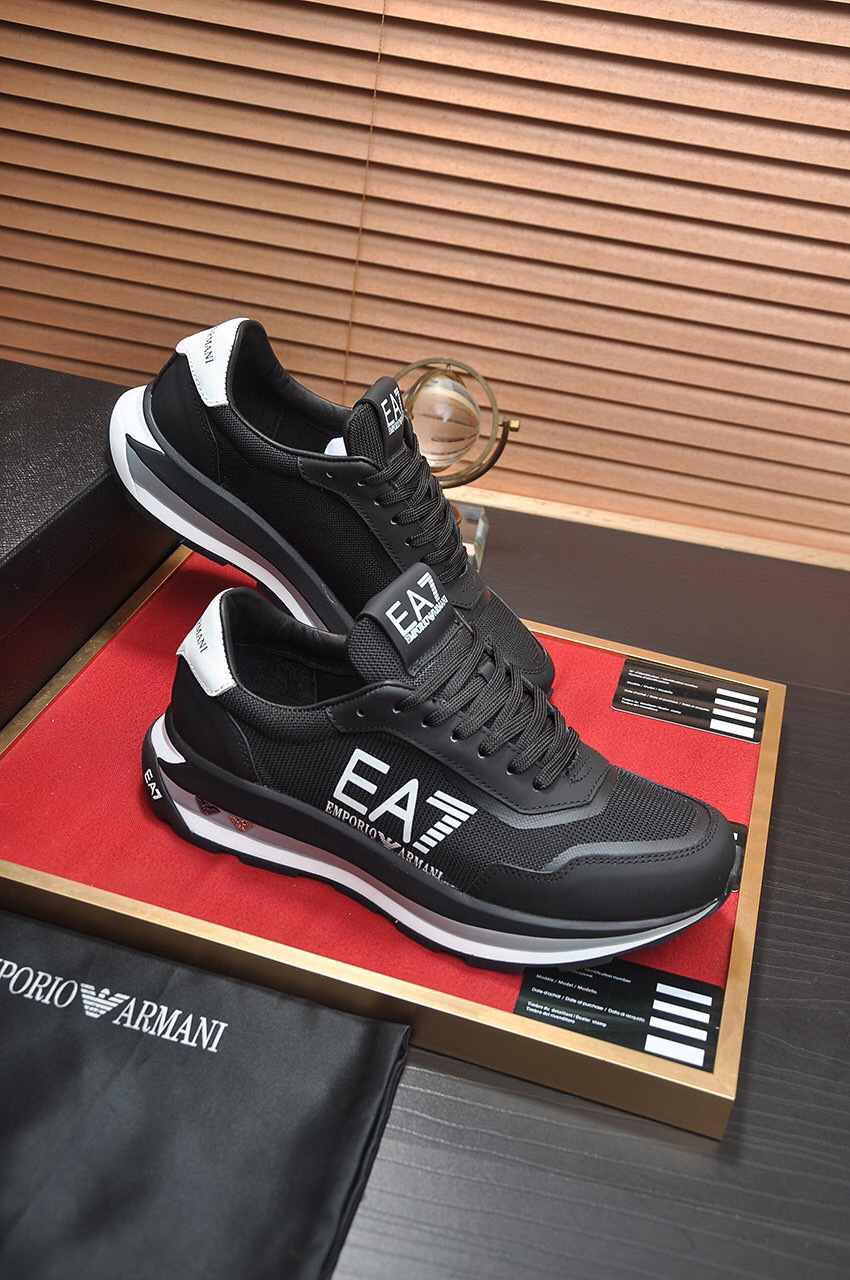 ARMANI men sneakers leather
