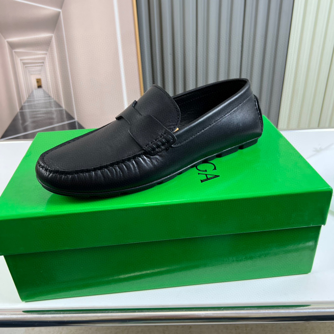Bottega Veneta leather gommino driving shoes