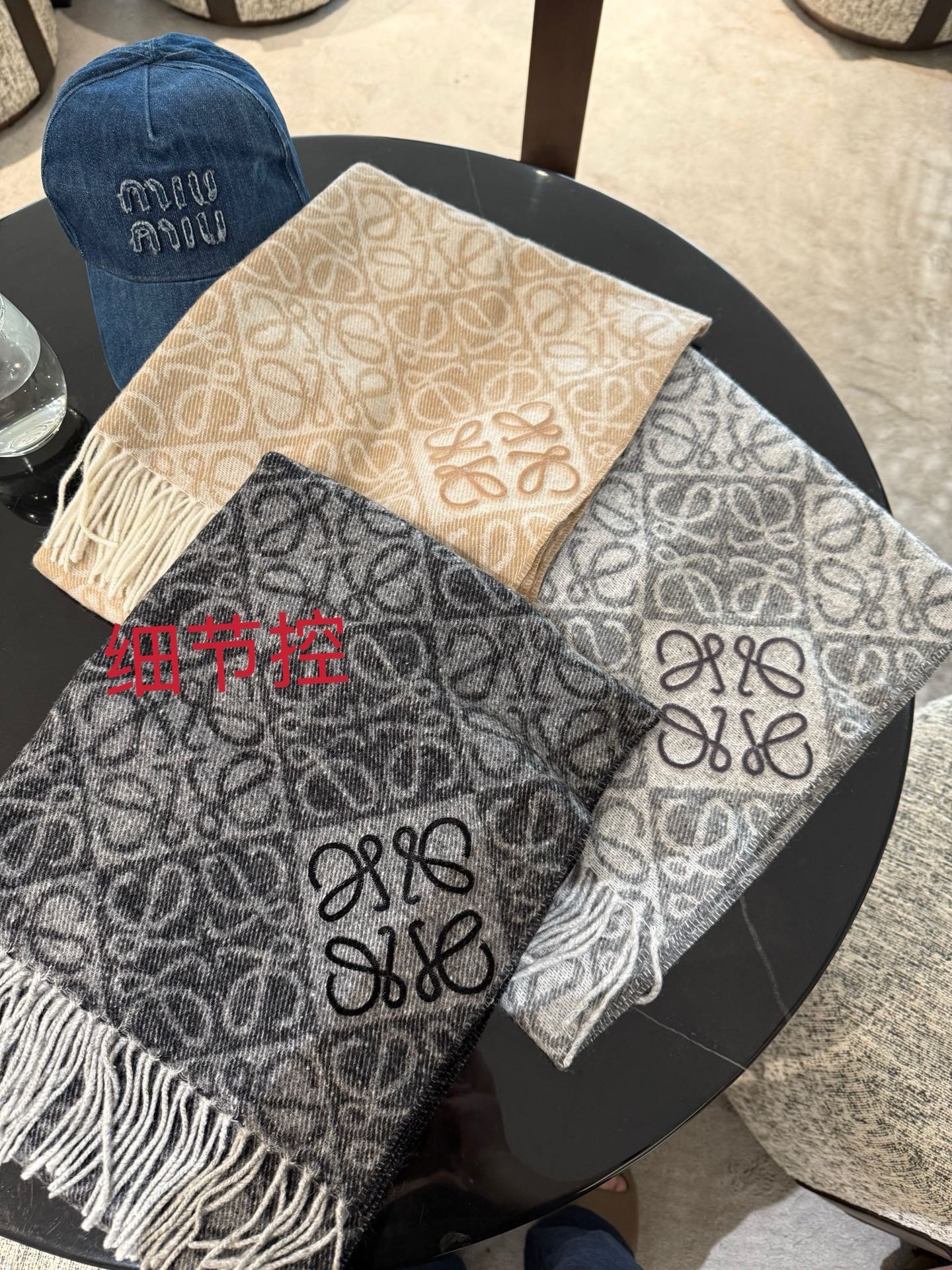 Loewe Checkerboard 2025 Autumn/Winter New Scarf