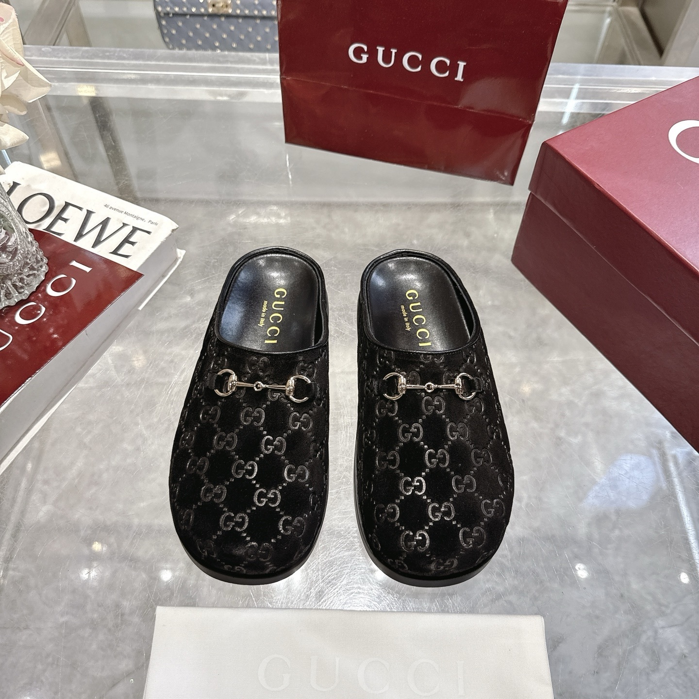 Gucci new imported suede leather wool lining 36-42