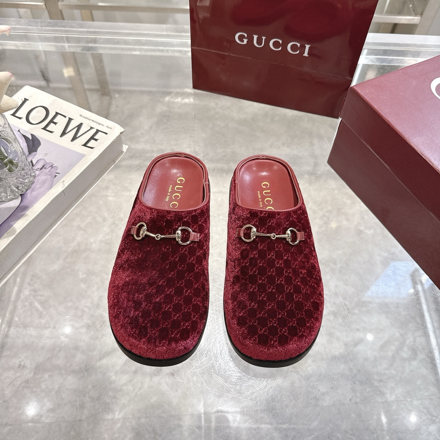 Gucci new imported velvet sheepskin lining 36-42