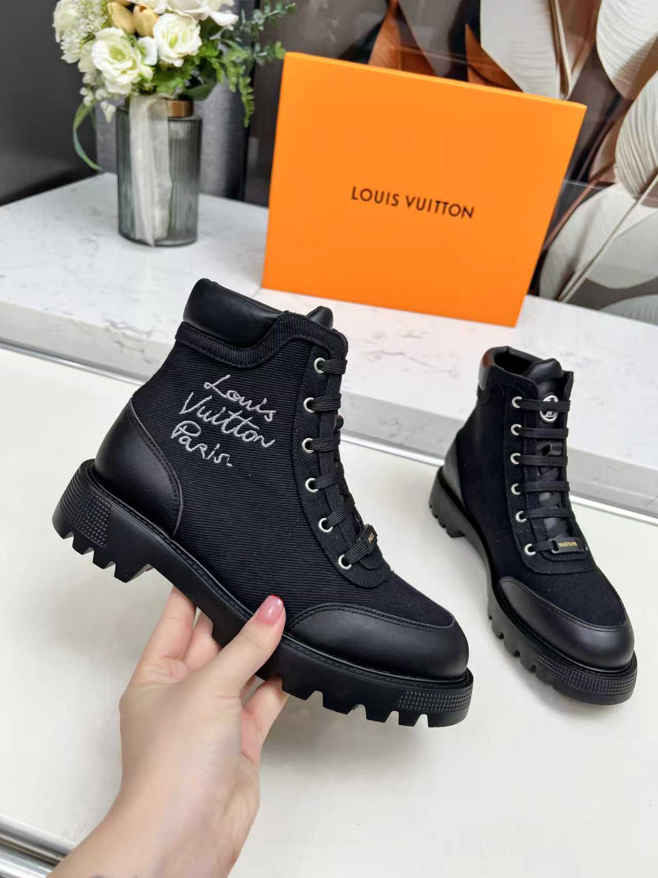 Louis Vuitton new imported cowhide and sheepskin lining heel height 3cm35-42