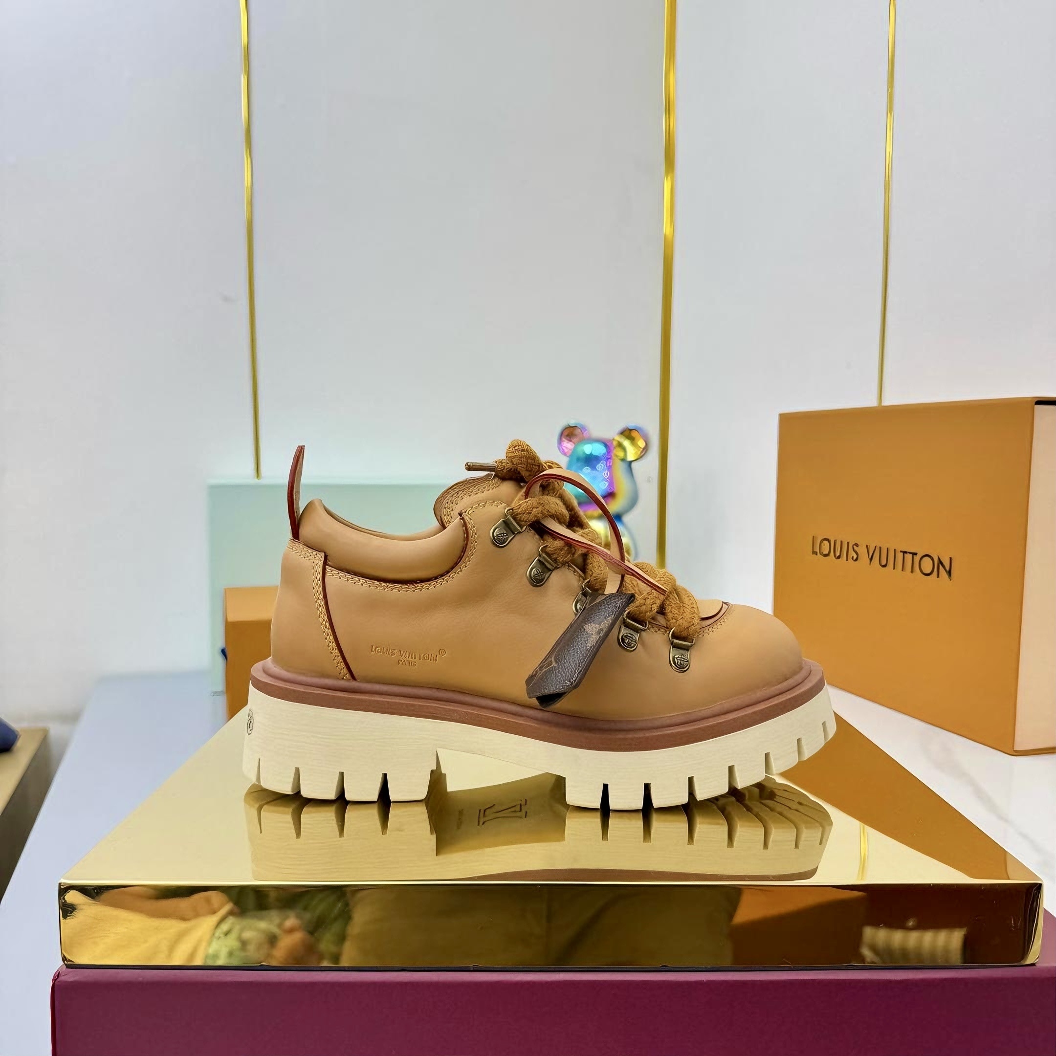 Louis Vuitton new imported cowhide and sheepskin lining heel height 5cm women's 35-41 men's 39-46