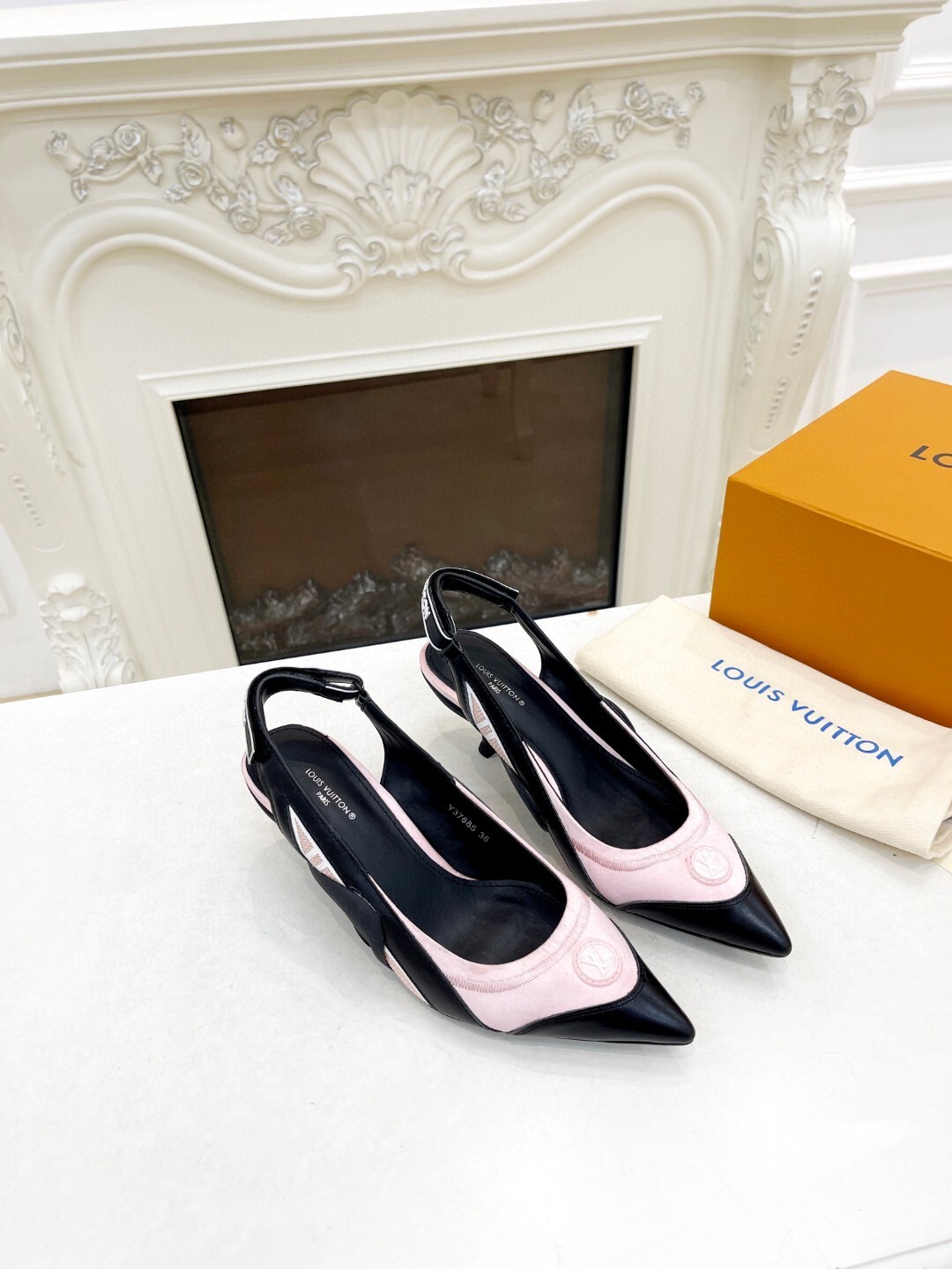 Louis Vuitton new imported cowhide/technical silk with sheepskin lining heel height 5.5cm 35-42