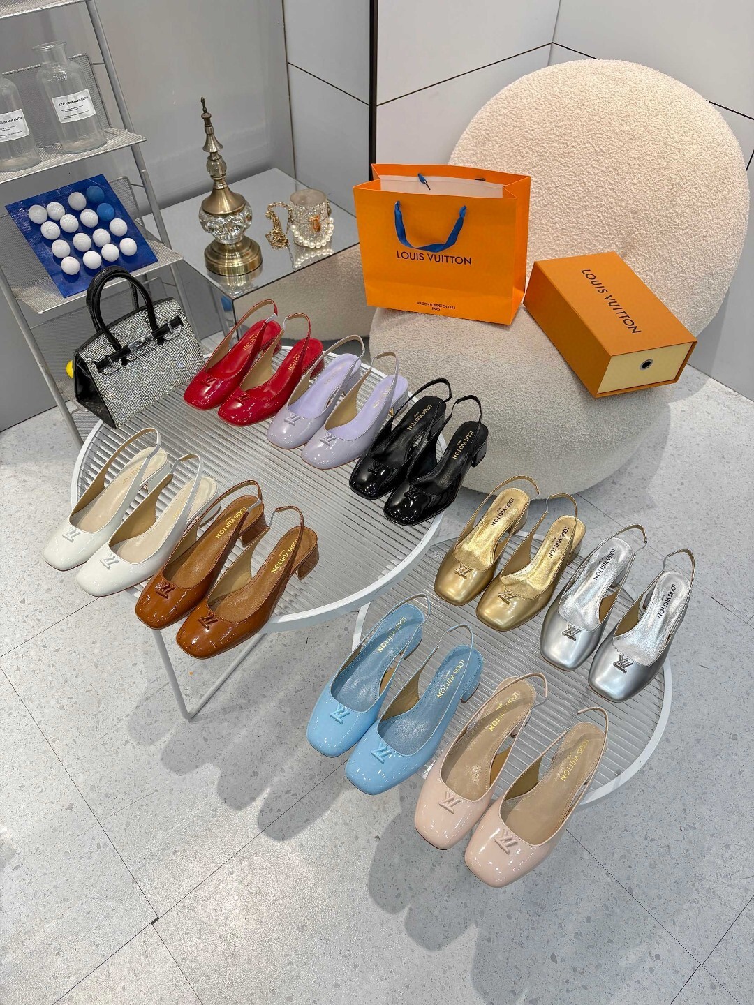 Louis Vuitton new model imported patent leather sheepskin lining 35-43