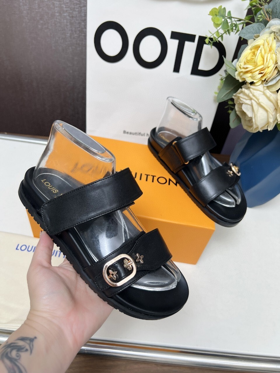 Louis Vuitton new imported cowhide and sheepskin lining heel height 4cm35-42