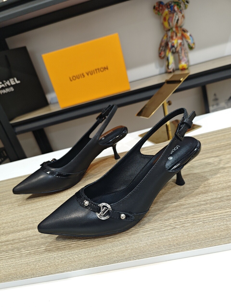 Louis Vuitton new classic presbyopic special leather sheepskin lining heel height 5.5cm 35-42