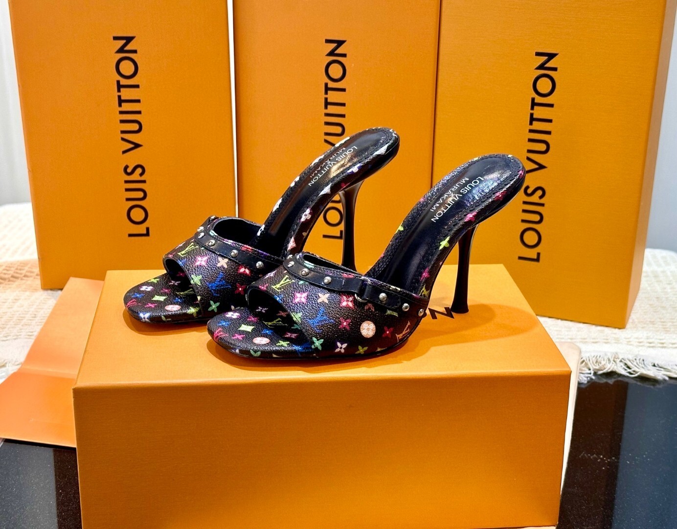 Louis Vuitton new imported cowhide and sheepskin lining heel height 8.5cm 35-42