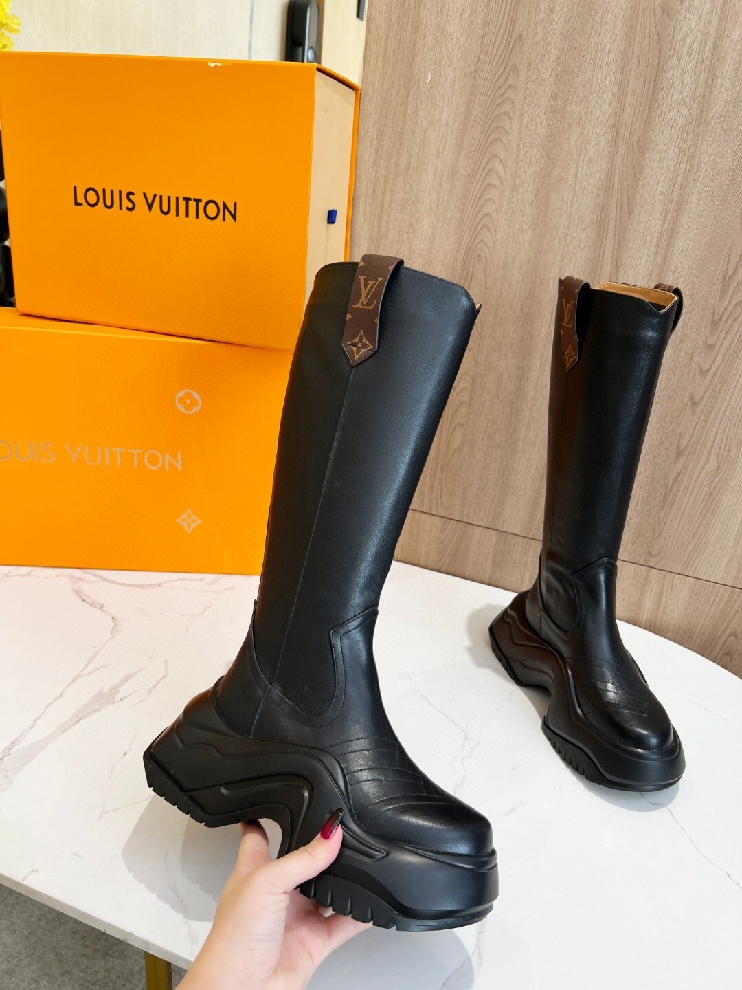 Louis Vuitton new imported cowhide leather lining 35-41