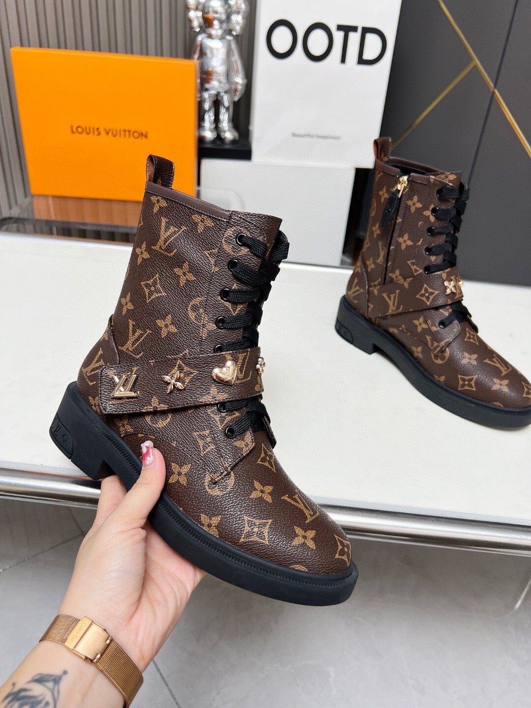 Louis Vuitton new imported cowhide and sheepskin lining 35-42