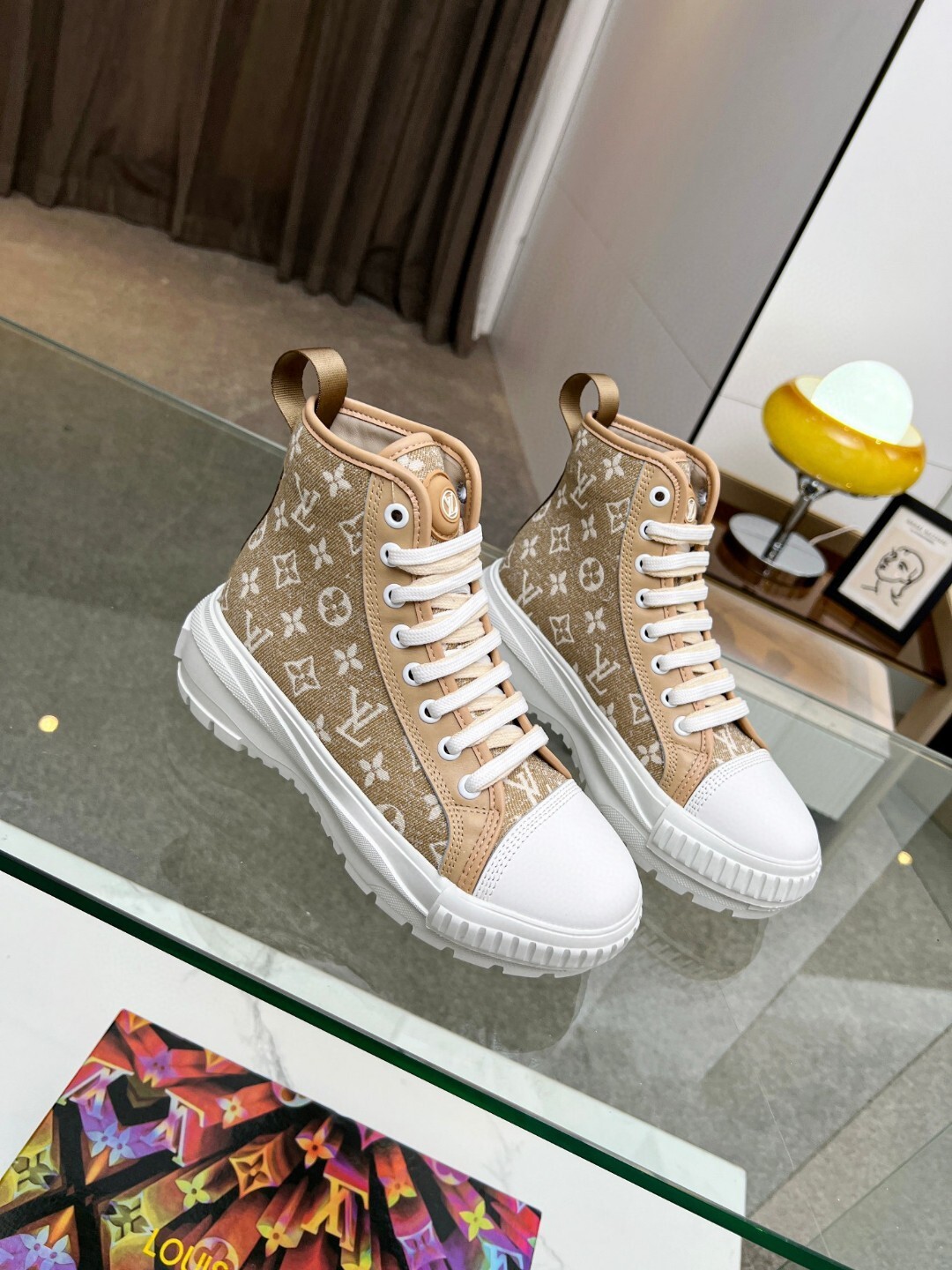 Louis Vuitton new imported denim sheepskin lining 35-41