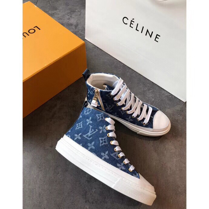 Louis Vuitton new imported denim sheepskin lining 35-41